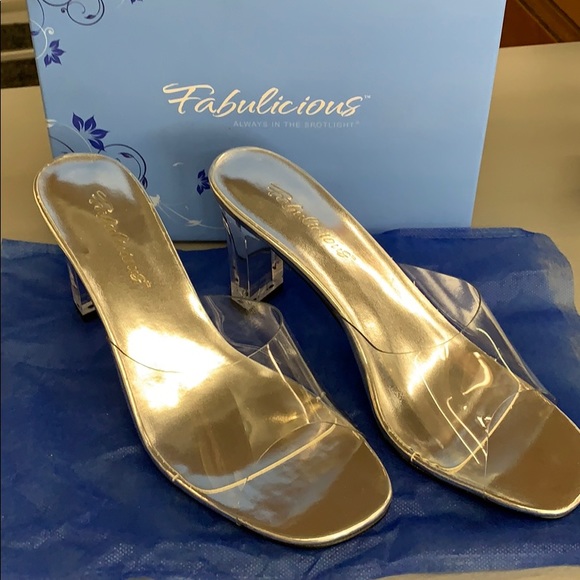 Fabulicious Shoes - Fabulucious cleat lucite shoes